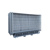 SET | with 30 construction fences and accessories | on Twinpallet | Mobile fence ,,Light